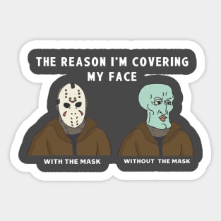 Halloween Jokes-Jason Voorhees Sticker